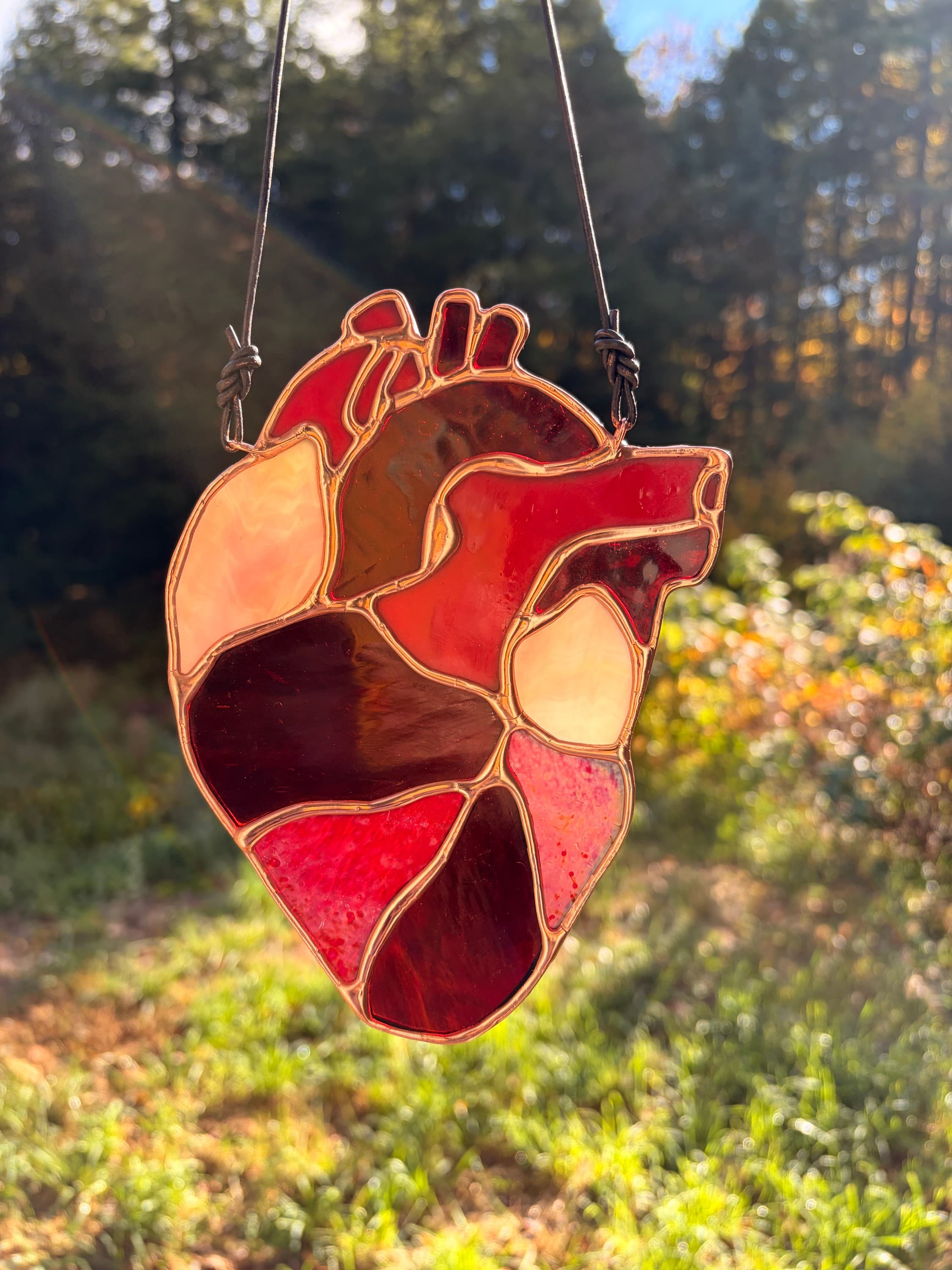 Rea Heart with Copper Patina